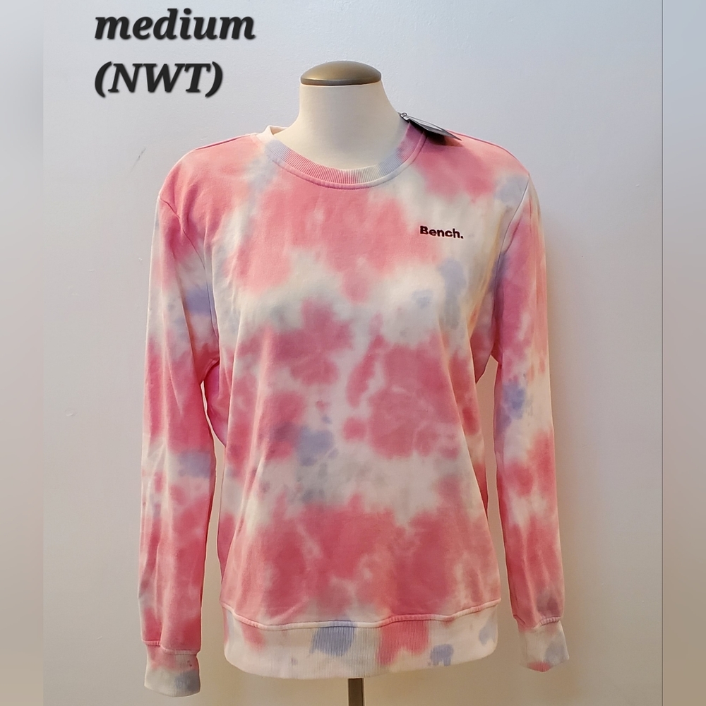 Ladies Tie Dye Bench Crewneck